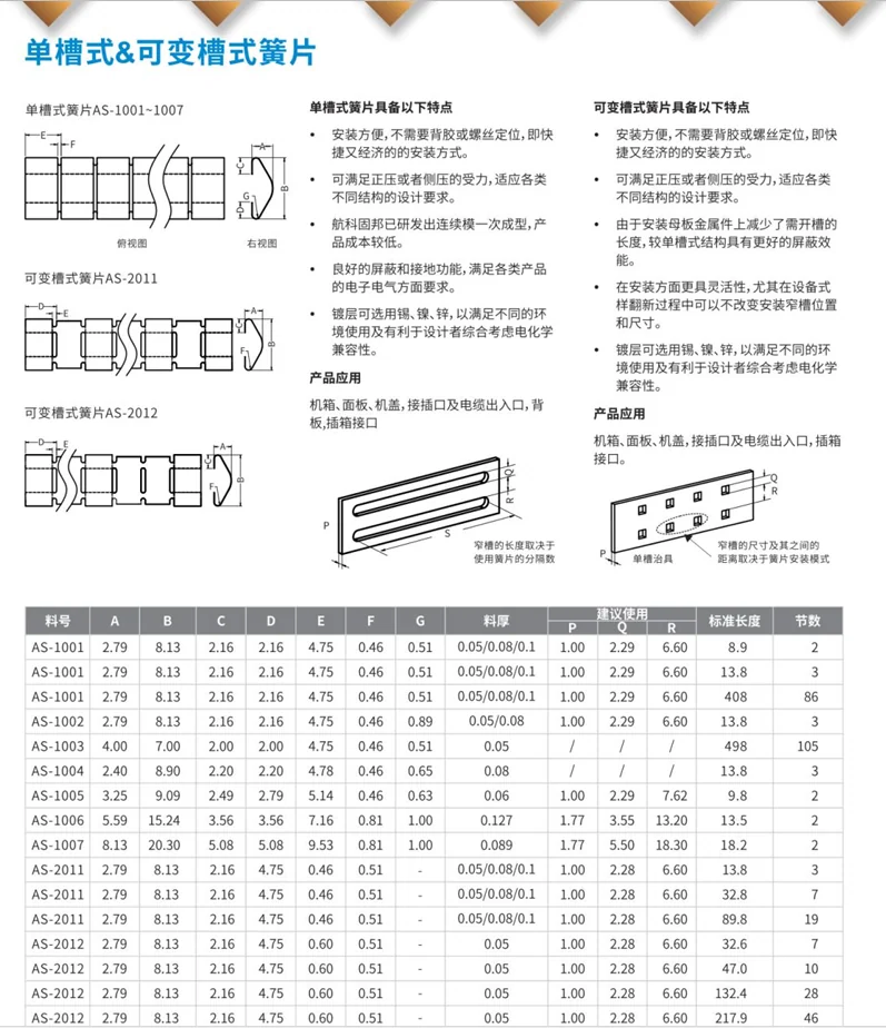 Single slot&variable slot spring — image 1 of 1